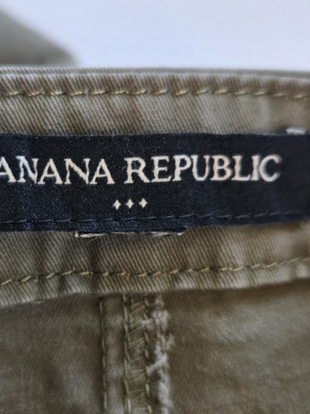 Banana Republic Olive Green Sailor Mini Skirt - Size 6 - Picture 4 of 5